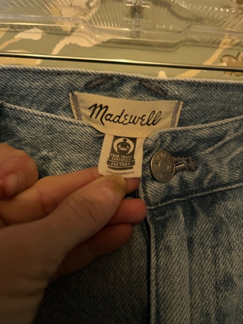Madewell Low-Slung Straight Cargo Size - Picture 5 of 9